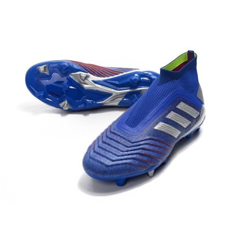 adidas Predator 19+ FG Zapatos - Azul Plata_7.jpg